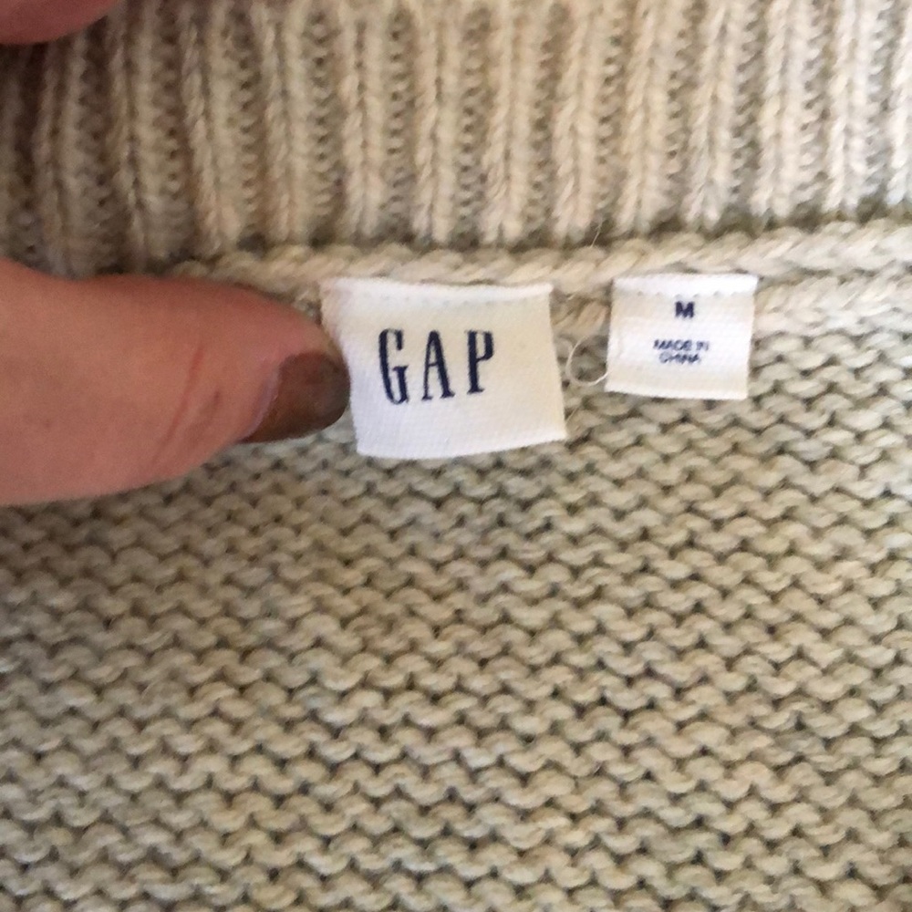 Chunky Oatmeal Pullover Sweater - image 3